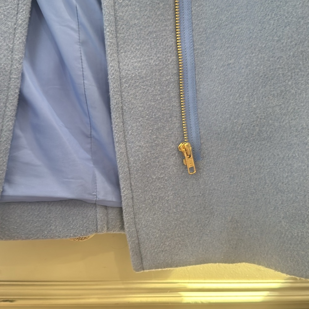 J Crew women’s blue zip jacket - Picture 4 of 6
